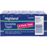 Highland+3%2F4%22W+Matte-finish+Invisible+Tape