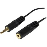 StarTech.com 12 ft PC Speaker Extension Audio Cable - Mini-phone Male - Mini-phone Female - 12ft - Black