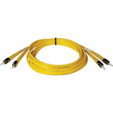 Tripp Lite by Eaton 3M Duplex Singlemode 9/125 Fiber Optic Patch Cable ST/ST 10' 10ft 3 Meter