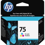 HP 75 Original Ink Cartridge - Single Pack - Inkjet - 210 Pages - Color - 1 Each