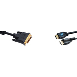 Gefen DVI to HDMI Locking Cable - DVI Male - Male HDMI - 10ft