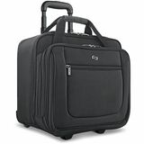 Image for Solo Classic Carrying Case (Portfolio) for 17.3' Notebook - Black