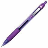 Zebra Pen Z-Grip Ballpoint Pen - Medium Pen Point - 1 mm Pen Point Size - Retractable - Violet - Violet Barrel - 1 Each