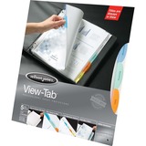 Wilson Jones® View-Tab® Sheet Protectors, Easy Organize, 5 Multi-tabs, 1 Set
