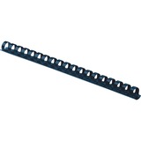 Fellowes Plastic Combs - Round Back 1/2" 90 sheets Navy 100 pk - 0.5" Height x 10.8" Width x 0.5" Depth - 0.5" Maximum Capacity - 90 x Sheet Capacity - For Letter 8 1/2" x 11" Sheet - Round - Navy - Plastic - 100 / Pack