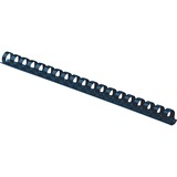 Fellowes Plastic Binding Combs - Navy, 3/8" Diameter - 0.4" Height x 10.8" Width x 0.4" Depth - 0.4" Maximum Capacity - 55 x Sheet Capacity - For Letter 8 1/2" x 11" Sheet - Navy - Plastic - 100 / Pack