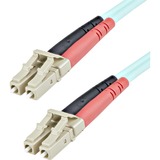StarTech.com 1m Fiber Optic Cable - 10 Gb Aqua - Multimode Duplex 50/125 - LSZH - LC/LC - OM3 - LC to LC Fiber Patch Cable - Deliver fast, reliable, data transfers, safely over high end networking equipment - Fiber Optic Patch Cord - Multimode Fiber Optic Cable - LC to LC Fiber Patch Cable - Aqua Fiber Cable - 10Gb Patch Cable - 1m 50/125 LSZH OM3 Fiber Patch Cable 1 meter