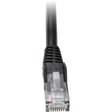 Tripp Lite by Eaton Cat6 Gigabit Snagless Molded (UTP) Ethernet Cable (RJ45 M/M) PoE Black 2 ft. (0.61 m)