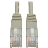 Eaton Tripp Lite Series Cat5e 350 MHz Molded (UTP) Ethernet Cable (RJ45 M/M), PoE - Gray, 2 ft. (0.61 m)