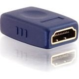 C2G Velocity HDMI Coupler - 1 x 19-pin Type A Female - 1 x 19-pin Type A Female - Blue