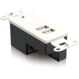 Cables To Go USB Faceplate Insert