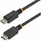 StarTech.com 6ft (2m) DisplayPort 1.2 Cable, 4K x 2K UHD VESA Certified DisplayPort Cable, DP Cable/Cord for Monitor, w/ Latches - 6ft/1.8m VESA Certified DisplayPort v1.2 cable; 4Kx2K(3840x2400 60Hz)/21.6 Gbps bandwidth/HBR2/8Ch Audio/MST - Durable PVC s