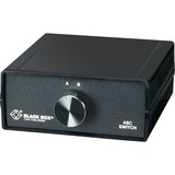 Black Box Manual Desktop Switch - RJ45 2-to1 CAT5 Ethernet 10 Mbps