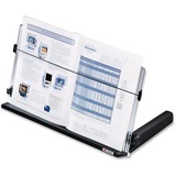 3M Document Holder - 18" (457.20 mm) Height x 6.50" (165.10 mm) Width x 11" (279.40 mm) Depth - Black, Clear