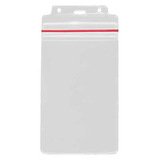 Brady People Id 1815-1112 Holders & Clips Brady Vertical Top-load Badge Holder - 4.25" X 8.18" - Vinyl - 100 / Pack - Clear 1815-1112 18151112 707137981737