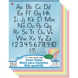 PAC74733 - Pacon Colored Paper Chart Tablet