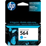 HP 564 Original Ink Cartridge - Single Pack - Inkjet - Standard Yield - 300 Pages - Cyan - 1 Each
