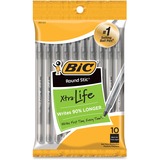 BICGSMP101BK - BIC Round Stic Ballpoint Pens