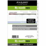 AT-A-GLANCE® 2024 Monthly Planner Refill, Loose-Leaf, Desk Size, 5 1/2