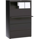 LLR60443 - Lorell Fortress Series Lateral File w/Roll-out...