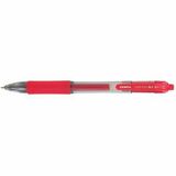 Zebra Pen Sarasa Dry X20 Gel Retractable Pens - Fine Pen Point - 0.5 mm Pen Point Size - Retractable - Red Gel-based Ink - Transparent, Red Barrel - 1 Each