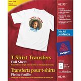 Avery Iron-On T-Shirt Transfer - Letter - 8 1/2" x 11" - Matte - 12 / Pack - Printable, Easy Peel
