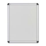 Quartet Improv&trade; Clipdown Frames - 24" (609.60 mm) Height x 36" (914.40 mm) Width - Fabric Surface - Silver Aluminum Frame - 1 Each