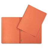 Hilroy Letter Recycled Report Cover - 8 1/2" x 11" - 3 Fastener(s) - Orange - 1 Each