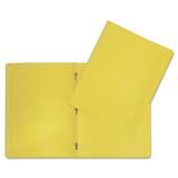 Hilroy Letter Recycled Report Cover - 8 1/2" x 11" - 3 Fastener(s) - Yellow - 1 Each