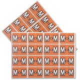 Pendaflex A-Z End End Tab Filing Labels - "Alphabet" - 1 1/4" Width x 15/16" Length - Rectangle - Pink - 240 / Pack - Self-adhesive