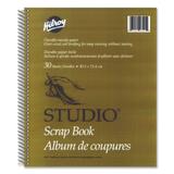 Hilroy Studio Scrapbook - 30 Capacity - 12" (304.80 mm) Width x 10" (254 mm) Length