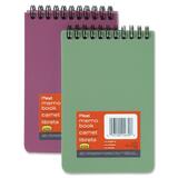 Hilroy Poly Memo Book - 100 Sheet - College Ruled - 4" x 6" - White Paper