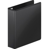 Wilson Jones Single-Touch D-Ring Binders - 4" Binder Capacity - D-Ring Fastener(s) - Black - Locking Ring, Gap-free Ring, Non-glare, PVC-free - 1 Each