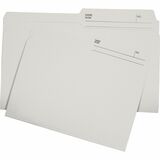 Hilroy 1/2 Tab Cut Legal Recycled Top Tab File Folder - 8 1/2" x 14" - Ivory - 10% Recycled - 100 / Box