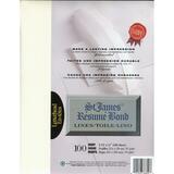 First Base Resume Bond Paper - Letter - 8 1/2" x 11" - 24 lb Basis Weight - Linen - 100 / Pack - Ivory