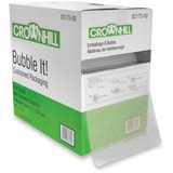 Crownhill Cushion Wrap - 12" (304.80 mm) Width x 175 ft (53340 mm) Length - 187.5 mil (4.8 mm) Thickness - Lightweight - Polyethylene - 1Each
