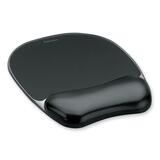 Fellowes Crystals&trade; Gel Mousepad Wrist Support Black