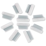 Oxford Self Adhesive Shield Tab - Clear Tab(s) - 10 / Pack