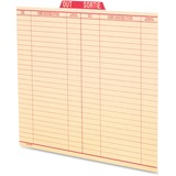 Pendaflex Oxford Vertical Out Guide - Letter - Red Tab(s) - 100 / Box