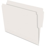 Pendaflex Letter Recycled Top Tab File Folder - 8 1/2" x 11" - End Tab Location - Ivory - 10% Recycled - 100 / Box