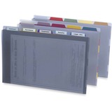 Pendaflex 1/5 Tab Cut Legal Top Tab File Folder - Polypropylene - Clear - 1 Each