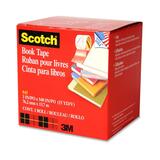 3M Scotch Book Transparent Tape - 15 yd (13.7 m) Length x 3" (76.2 mm) Width - 3" Core - 1 Each