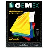 Gemex Letter Storage Folder - 8 1/2" x 11" - Blue - 10 / Pack