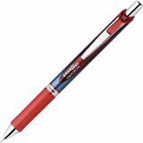 Pentel EnerGel RTX Liquid Gel Pen - Fine Pen Point - 0.5 mm Pen Point Size - Needle Pen Point Style - Refillable - Retractable - Red Gel-based Ink - Blue Barrel - Stainless Steel Tip - 1 Each