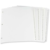 Oxford Laminated Tab Index Divider - Printed Tab(s) - Digit - 1-100 - 8.50" Divider Width x 11" Divider Length - Letter - White Plastic Tab(s) - Recycled - Rip Proof, Reinforced Edges - 100 / Set