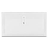 Winnable Side-Open Inter-Department Poly Envelope - Clasp - 5 1/4" Width x 9 3/4" Length - Poly - 1 Each - Clear