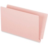 Pendaflex Legal Recycled End Tab File Folder - 3/4" Expansion - Pink - 10% Recycled - 50 / Box