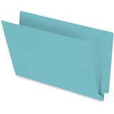 Pendaflex Legal Recycled End Tab File Folder - 3/4" Expansion - Turquoise - 10% Recycled - 50 / Box