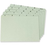 Pendaflex Plain Tab File Guide - Printed Tab(s) - Character - A-Z - Legal - Assorted Tab(s) - Recycled - 25 / Set