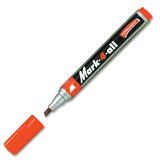 Schwan-STABILO Mark-4-All Permanent Marker - Chisel Marker Point Style - Red Alcohol Based Ink - 1 Each
